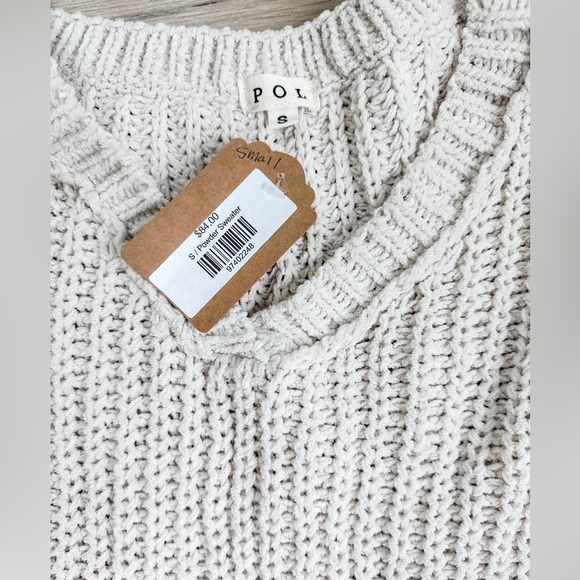 POL Sweater Chenille Crochet Small - Picture 2 of 13